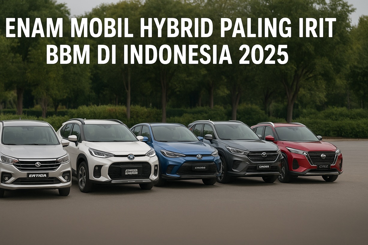 6 Mobil Hybrid Paling Irit BBM di Indonesia 2025, Efisiensi Tembus 30 Km/Liter