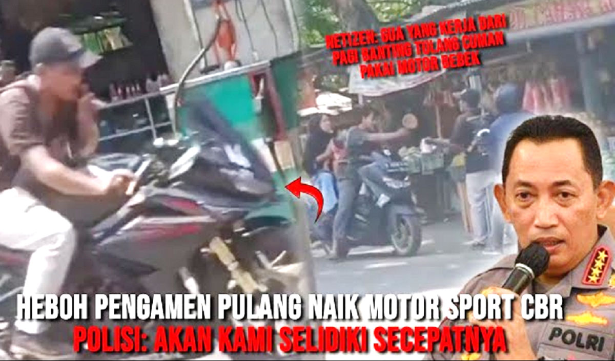 Viral! Pengamen dengan Pendapatan Pas-Pasan Tunggangi Motor Sport Mewah, Sontak Picu Berbagai Komentar Netizen