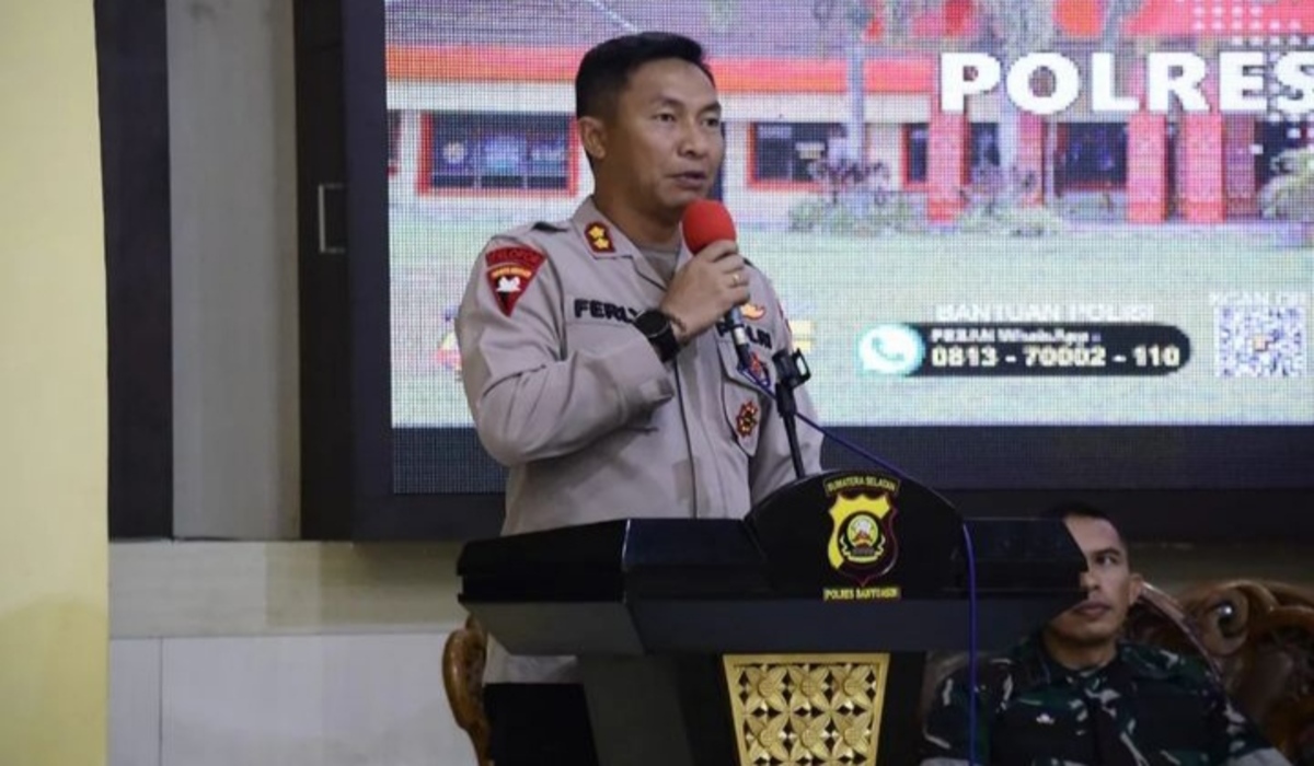 AKBP Ferly Rosa Minta Anggota Polisi di Banyuasin Tetap Netral demi Pemilu 2024 yang Damai, Kondusif