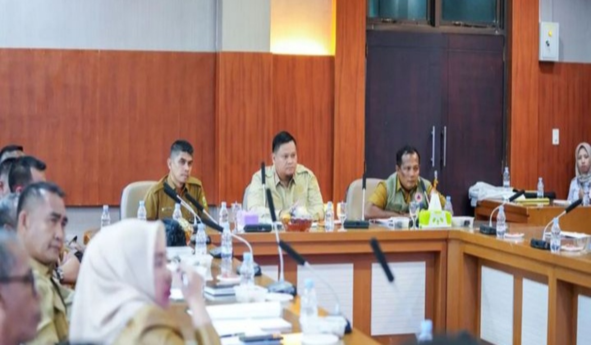 Sekda Kabupaten Banyuasin Rapat Penyusunan Dokumen Rencana Penanggulangan Bencana 2023-2027