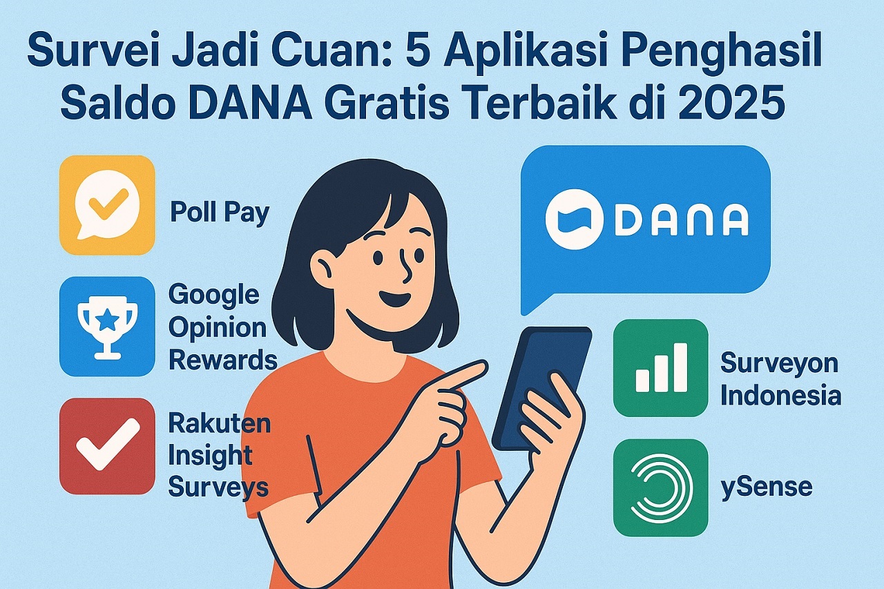Survei Jadi Cuan: 5 Aplikasi Penghasil Saldo DANA Gratis Terbaik di 2025