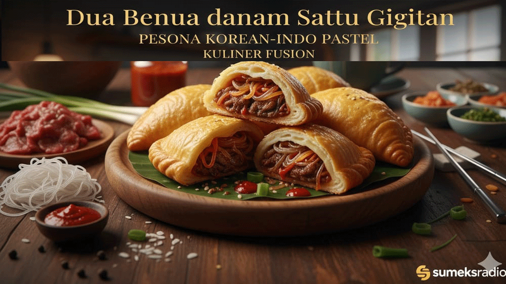 ​Dua Benua dalam Satu Gigitan  Pesona Korean-Indo Pastel  Kuliner Fusion