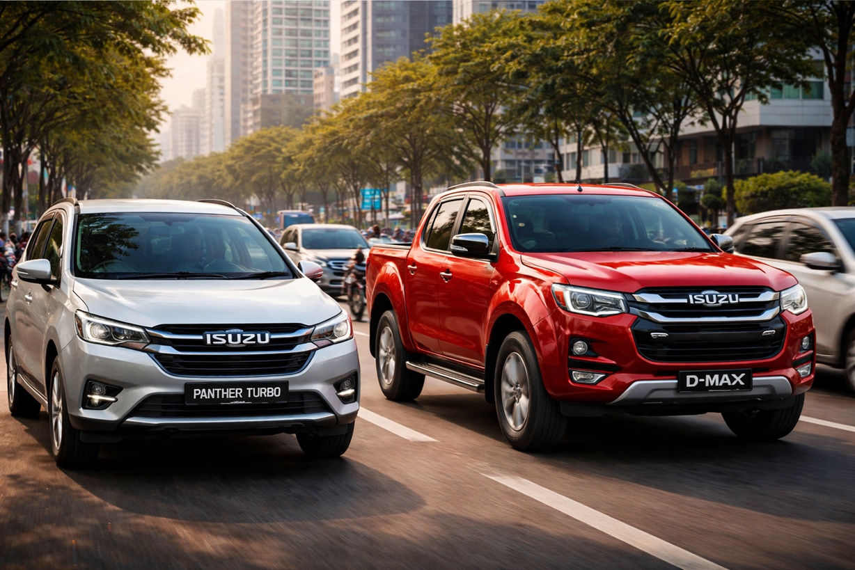 Isuzu Panther Turbo vs Isuzu D-Max 2026: Efisiensi BBM Kota Jadi Pembeda Utama