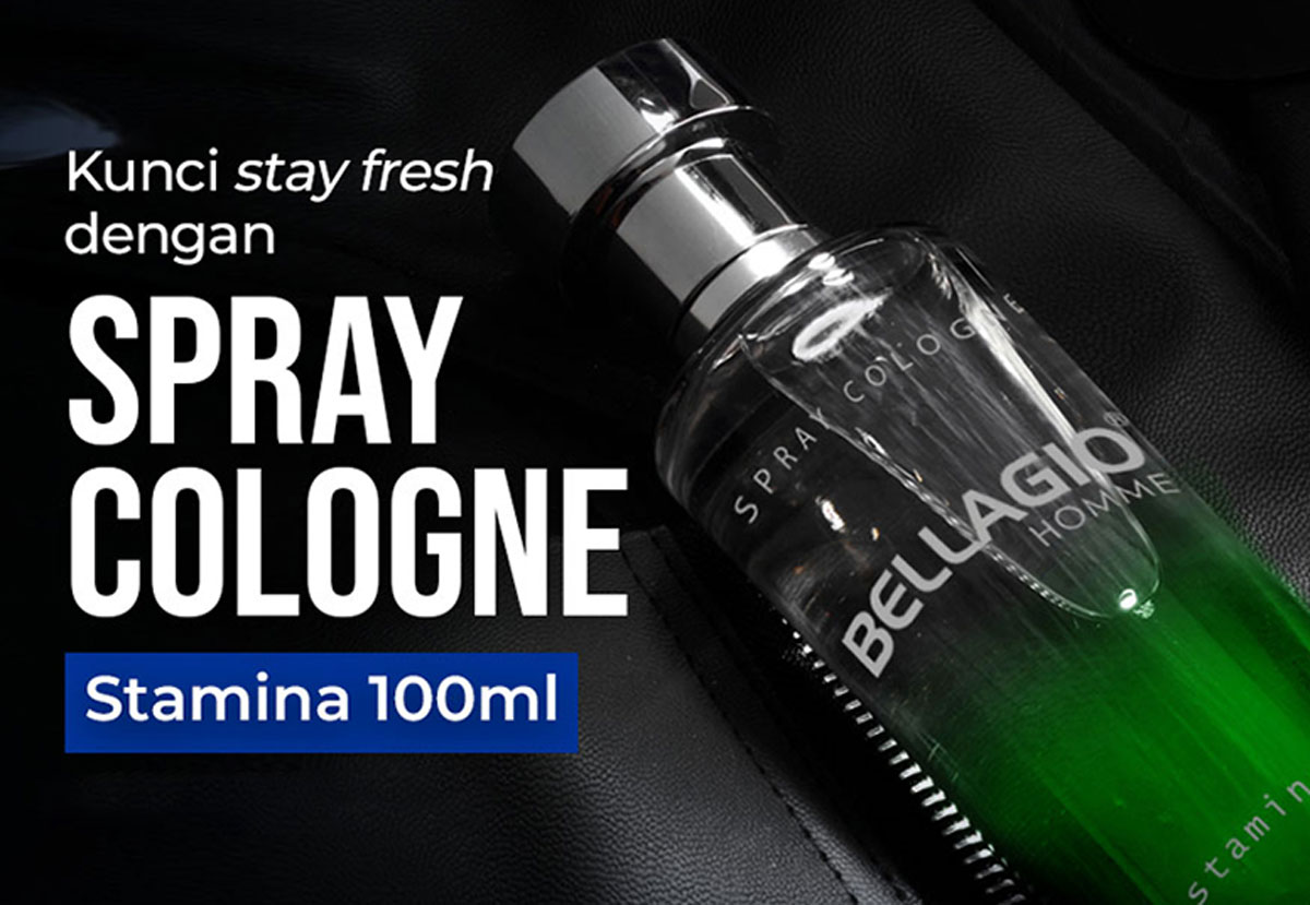 Berani Tampil Dinamis dengan Parfum Bellagio Homme Stamina Spray Cologne: Pilihan Terbaik untuk Pria Modern!