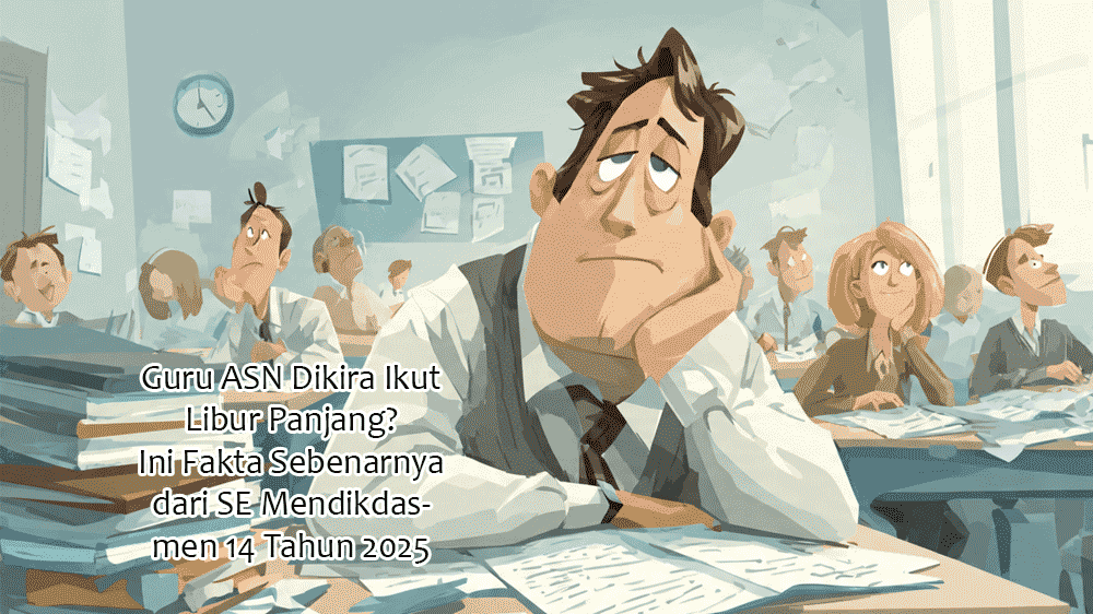 Guru ASN Dikira Ikut Libur Panjang? Ini Fakta Sebenarnya dari SE Mendikdasmen 14 Tahun 2025