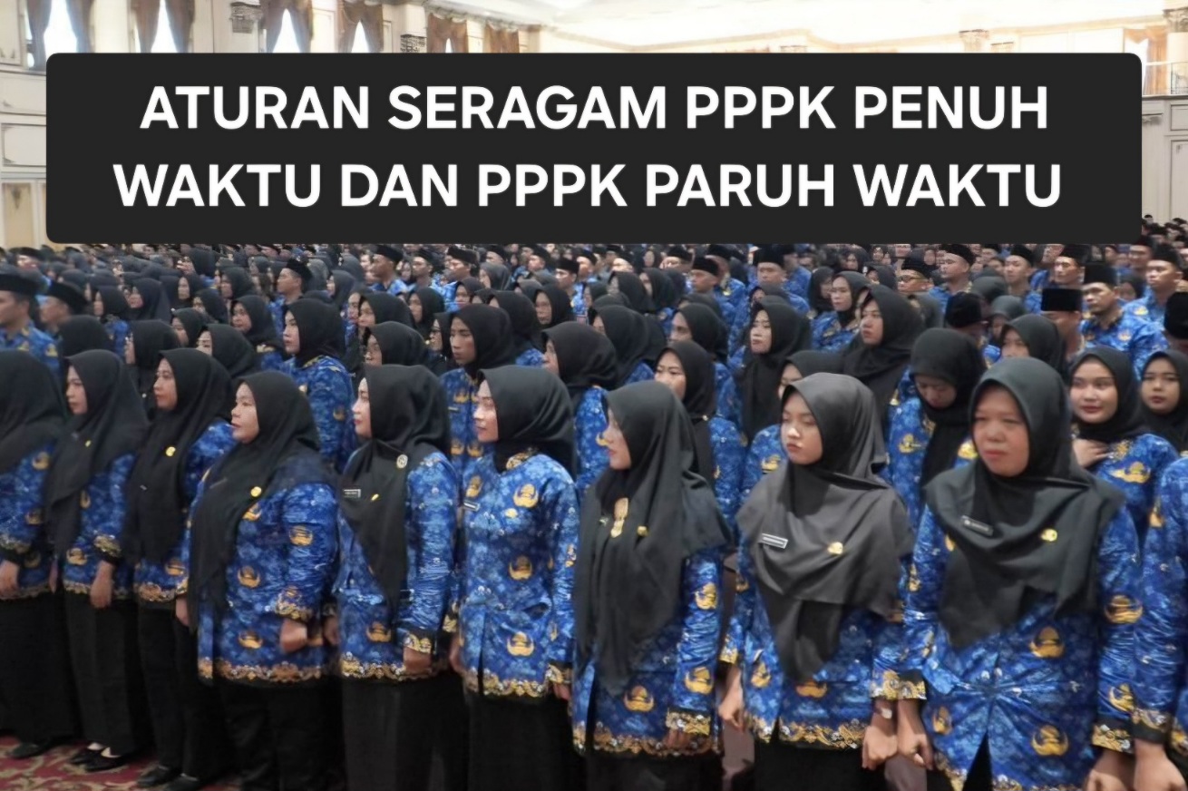 SUDAH SAH Ini Aturan Seragam PPPK Penuh Waktu dan Paruh Waktu Tahun 2026