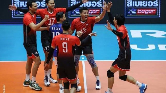 Timnas Voli Putra Indonesia Raih Kemenangan 3-0 Atas India