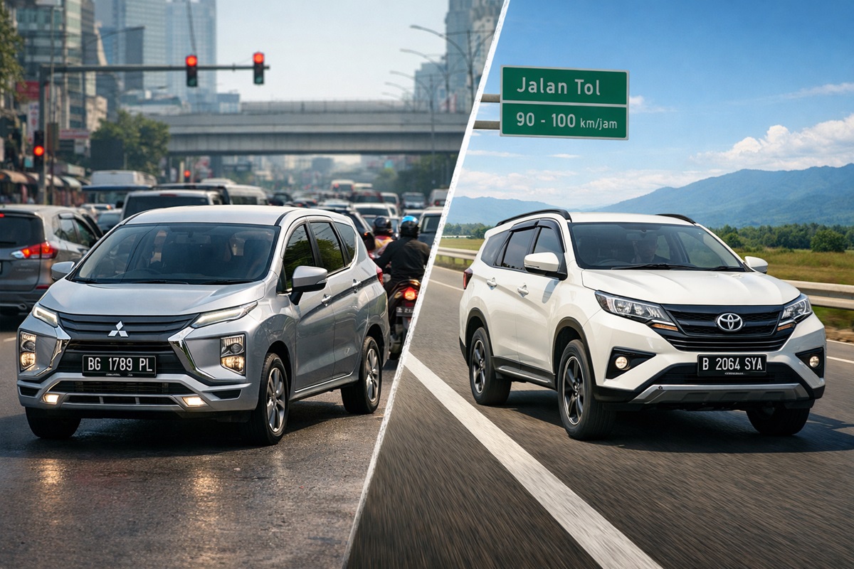 Mitsubishi Xpander Lebih Irit untuk Mobilitas Harian, Toyota Rush Unggul di Karakter SUV