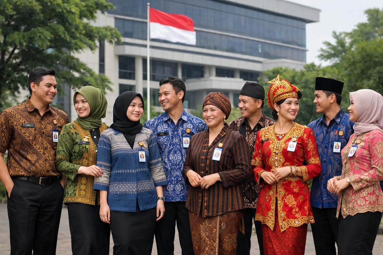 Batik hingga Tenun Wajib Kamis: Aturan Seragam ASN Berlaku untuk PNS dan PPPK Paruh Waktu