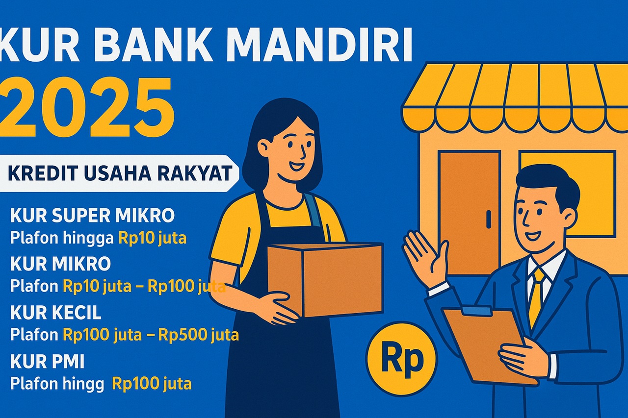 Buat Modal Kerja, Ini Ragam Jenis Bank Mandiri Tahun 2025 Lengkap dengan Plafon dan Bunganya
