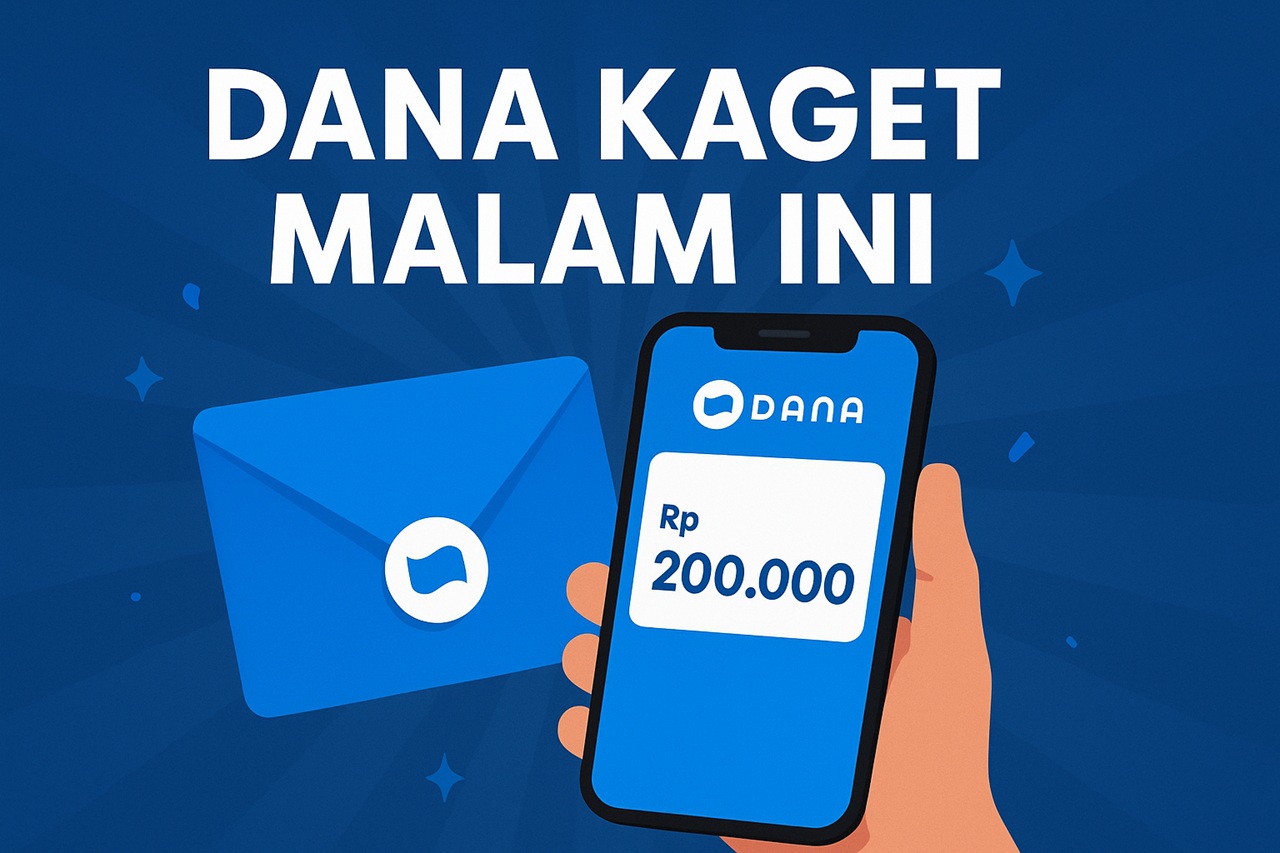 Saldo DANA Gratis Malam Ini! Begini Cara Aman Klaim Amplop Digital DANA Kaget Malam Ini 5 November 2025