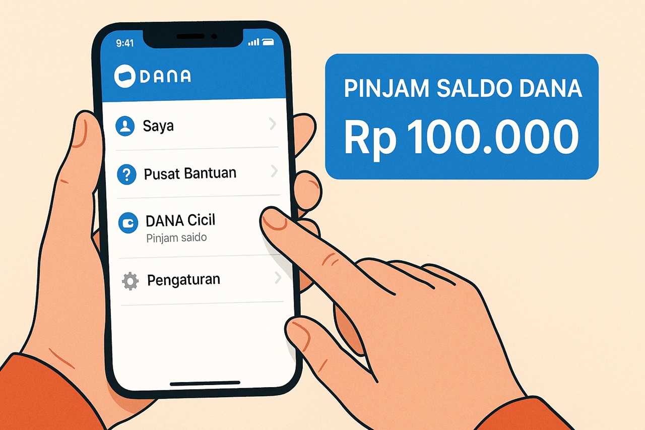 Pinjam Saldo DANA 100 Ribu Siang Ini, Begini Cara Resminya Lewat Fitur DANA Cicil