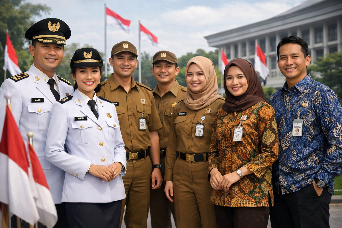 PNS PPPK Penuh Waktu dan Paruh Waktu Kini Setara Lewat Kebijakan Seragam