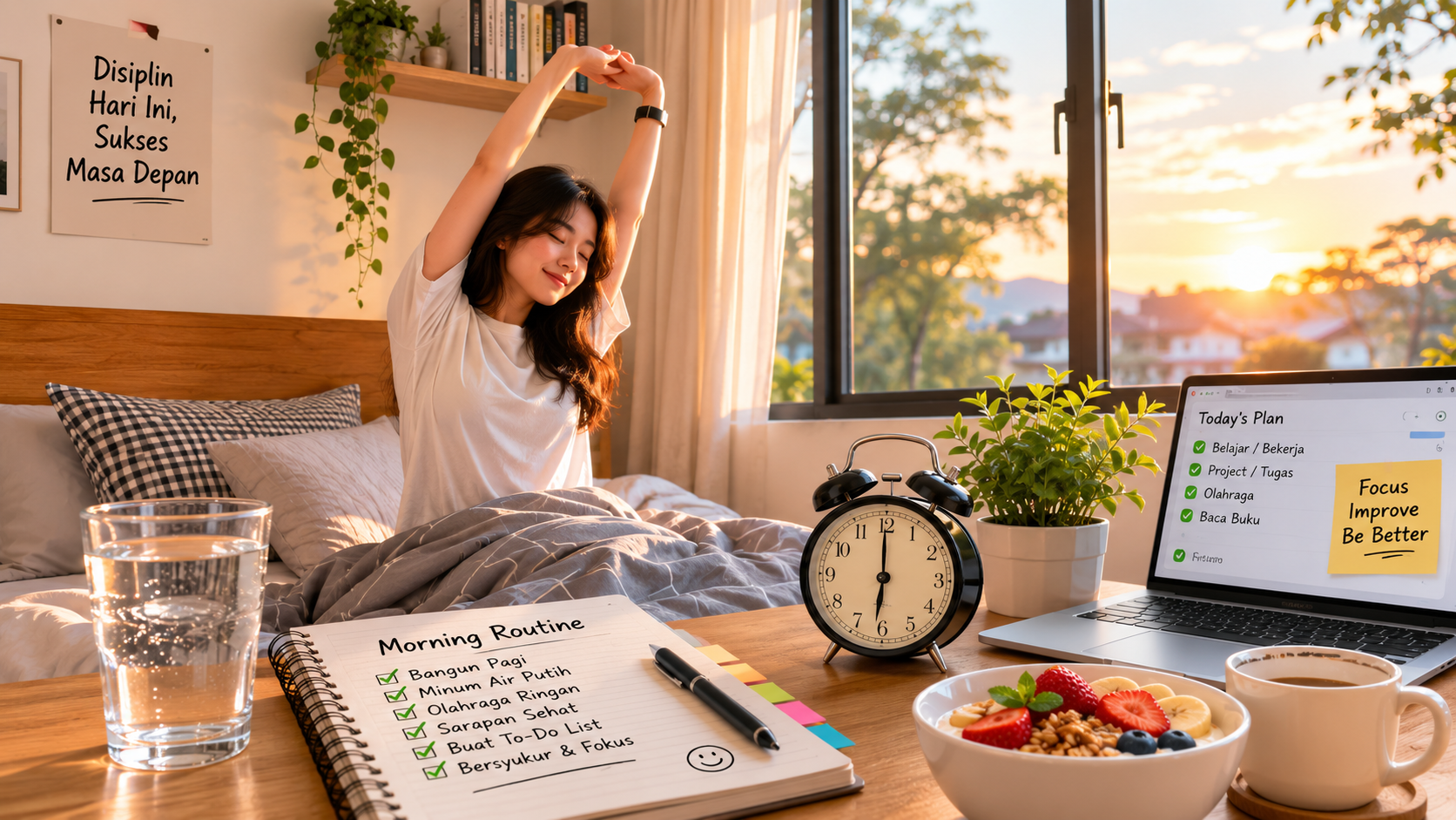 Morning Routine yang Bikin Hari Lebih Produktif dan Penuh Semangat