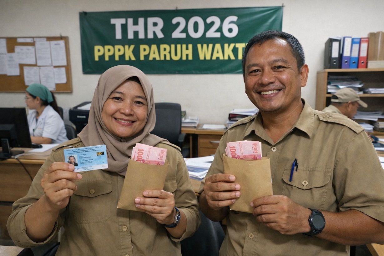 PPPK Paruh Waktu Dipastikan Dapat THR 2026, Nilainya Disesuaikan Jam Kerja dan Jabatan