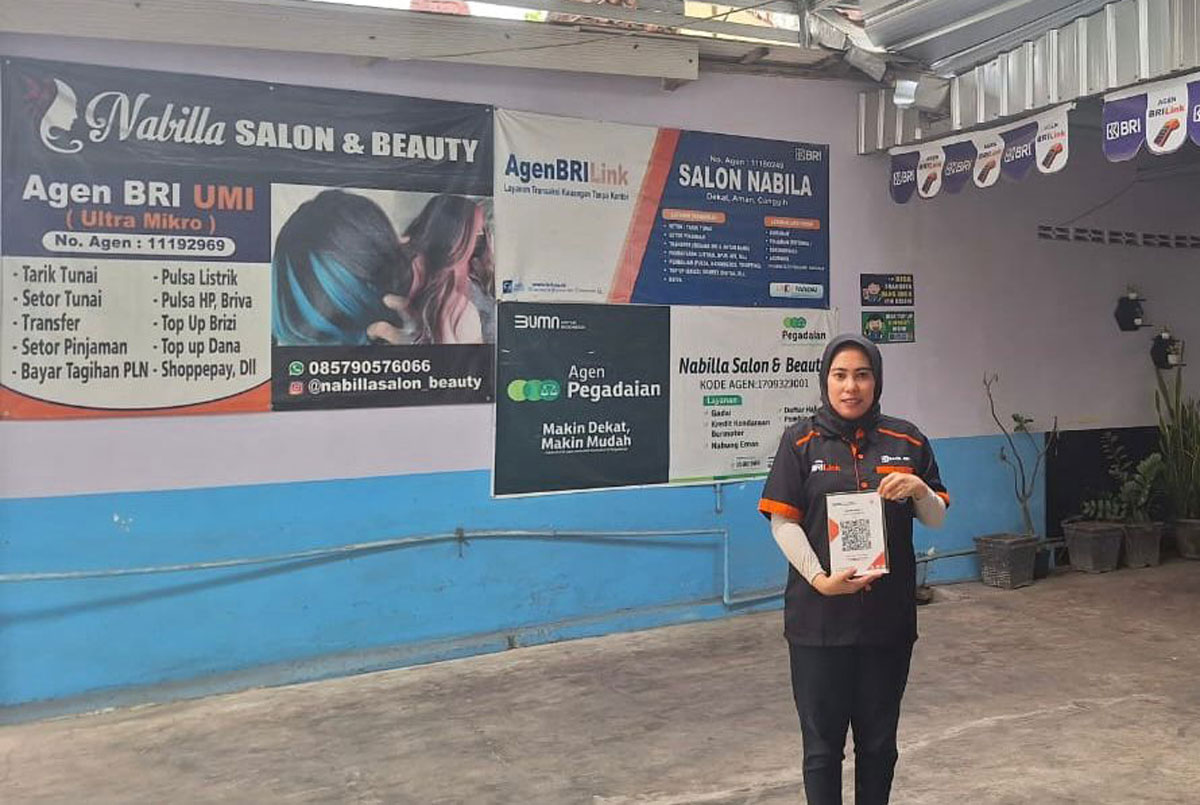 Usaha Salon di Kediri ini Makin Cuan Sejak Mendapatkan Pemberdayaan BRI dan Bergabung Menjadi AgenBRILink