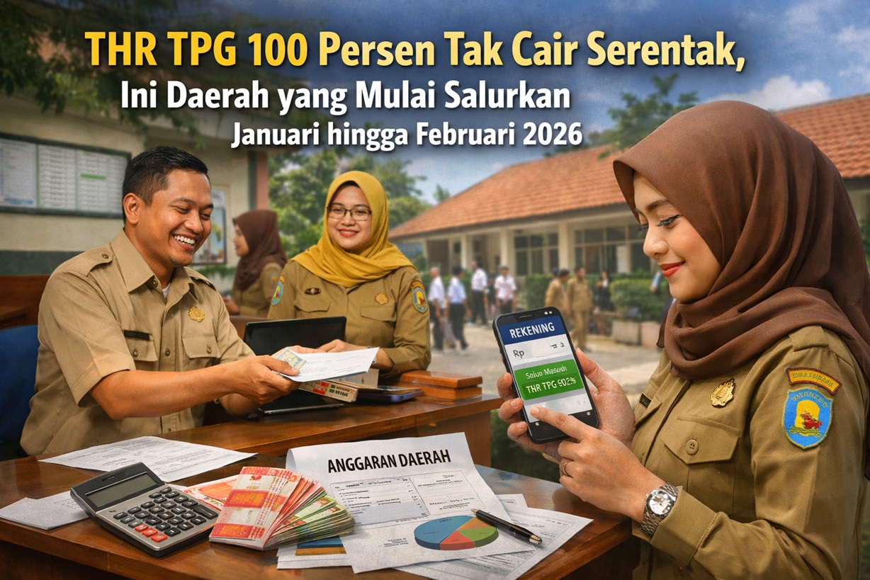 THR TPG 100 Persen Tak Cair Serentak, Ini Daerah yang Salurkan Januari hingga Februari 2026