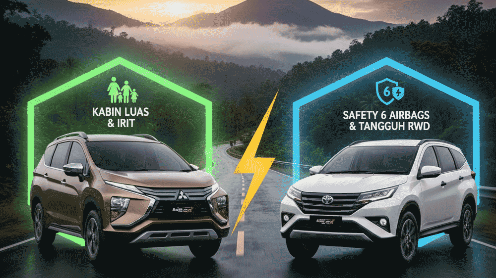 Xpander Cross vs Toyota Rush: Duel Low SUV Favorit Keluarga Indonesia