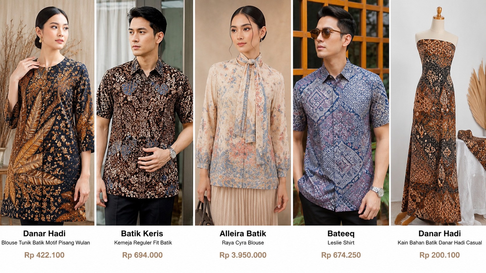 5 Merek Batik Indonesia yang Bikin Penampilan Naik Kelas, Harganya Mulai Ratusan Ribu!