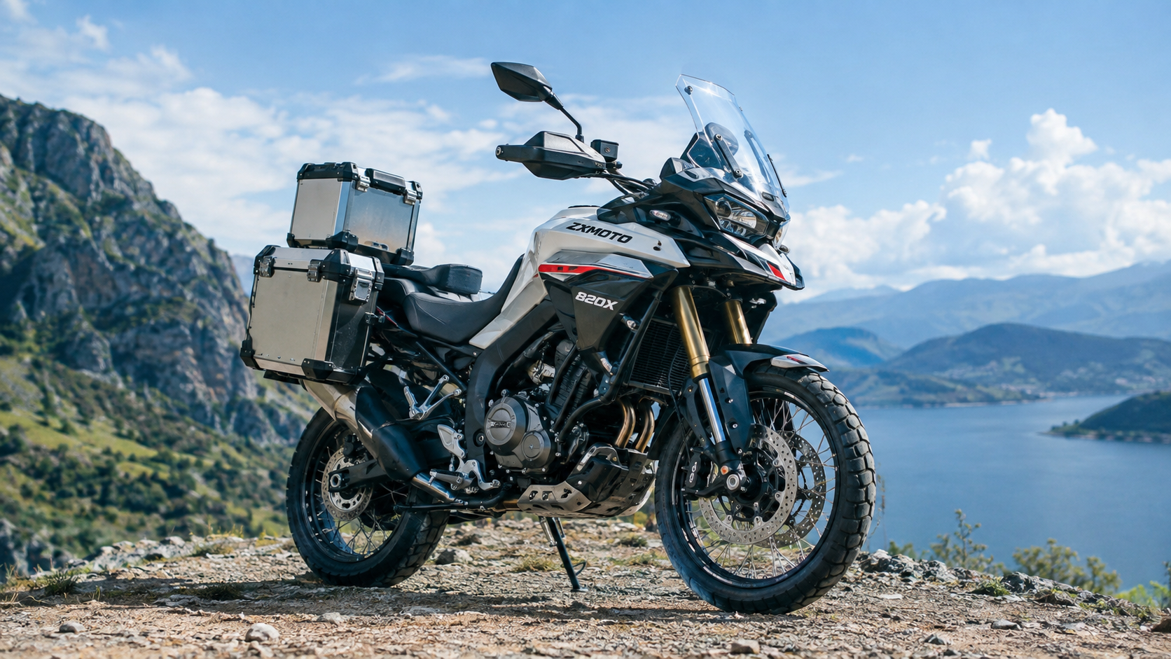 ZXMOTO 820X Resmi Meluncur, Motor Adventure Tiga Silinder Bawa Teknologi Canggih