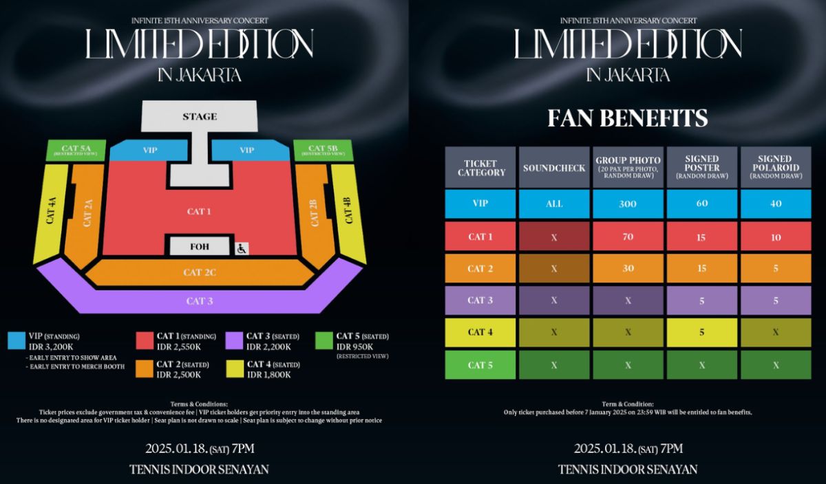 Wow! Konser INFINITE di Jakarta Siap Digelar, Harga Tiket Mulai Rp950 Ribu Lho!