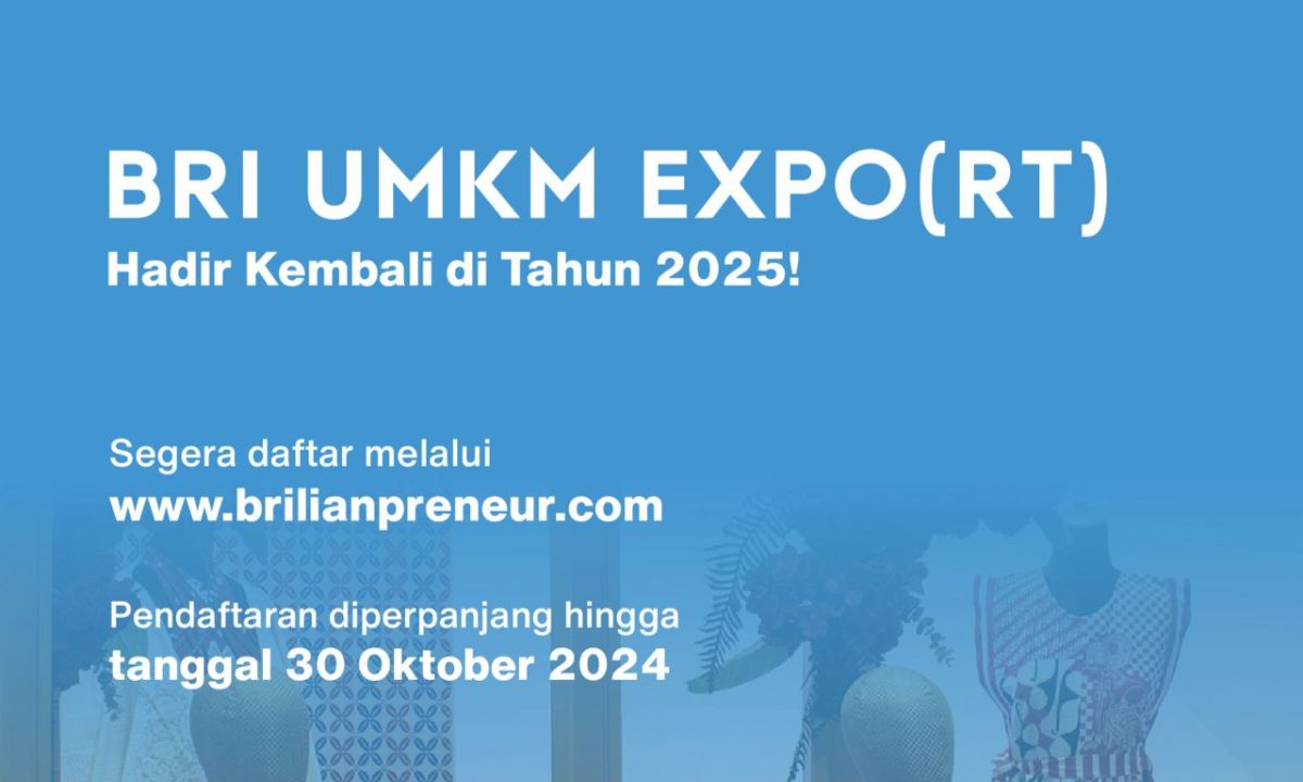 Dukung UMKM ke Pasar Global, BRI Gelar BRI UMKM EXPO(RT) 2025 dengan Peluang Menarik