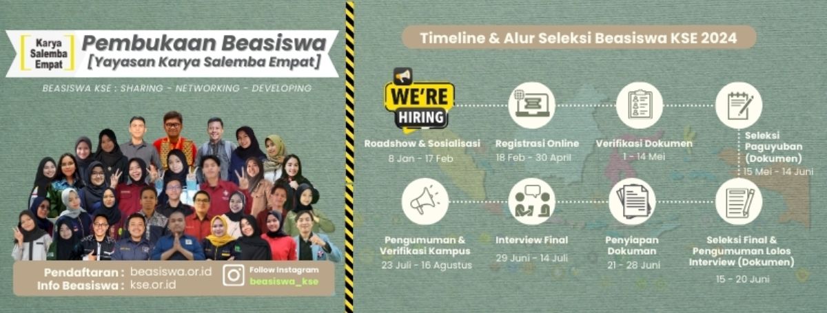 Jelajahi Dunia Pendidikan Bersama Karya Salemba Empat! Daftar Beasiswa KSE 2024/2025 Sekarang dan Raih Peluang