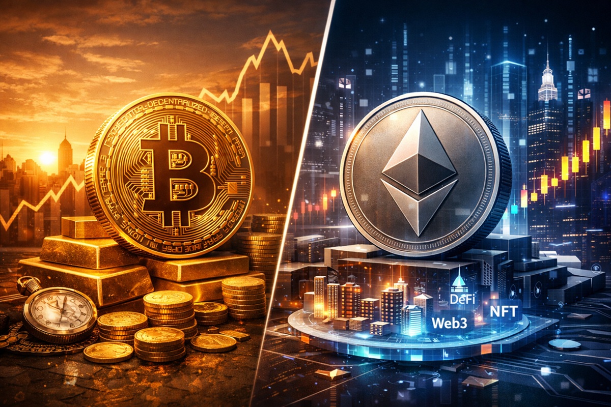 Bitcoin vs Ethereum: Dua Raksasa Kripto dengan Strategi Investasi Berbeda