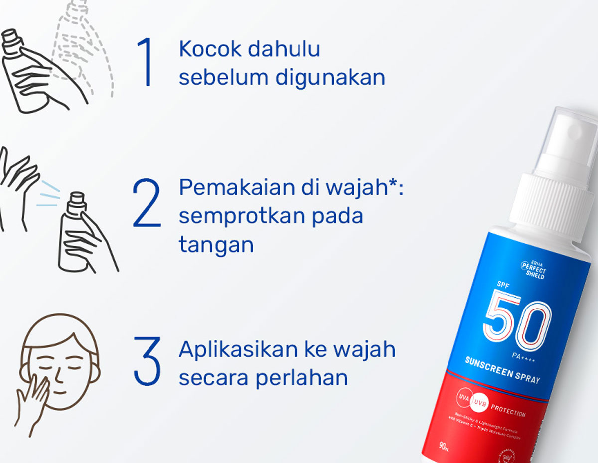 ERHA Erha Perfect Shield Sunscreen Spray: Perlindungan Maksimal dengan Hidrasi Ekstra