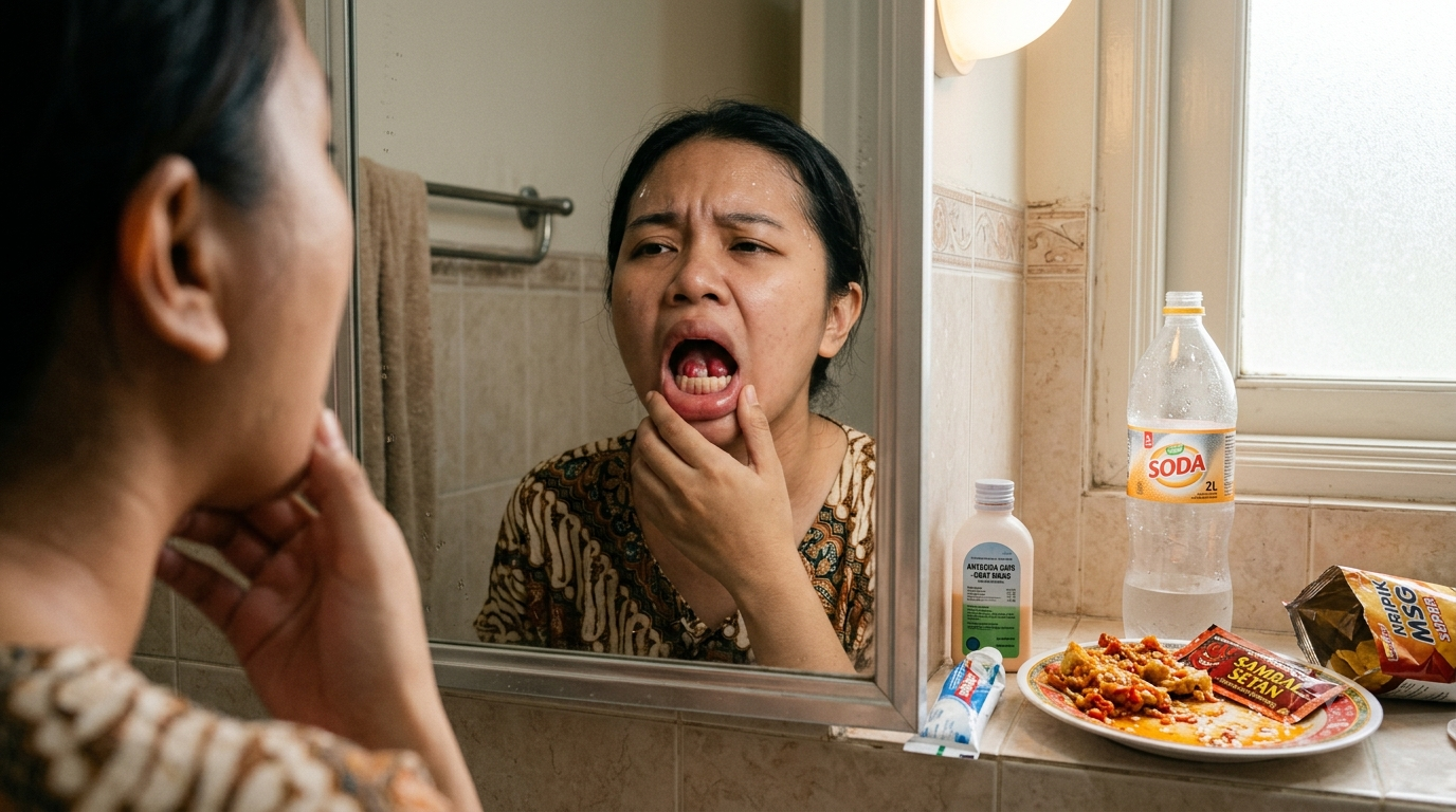 Mengenal Bahaya Tonsilitis Kronis Akibat Pola Makan Tinggi MSG dan Soda