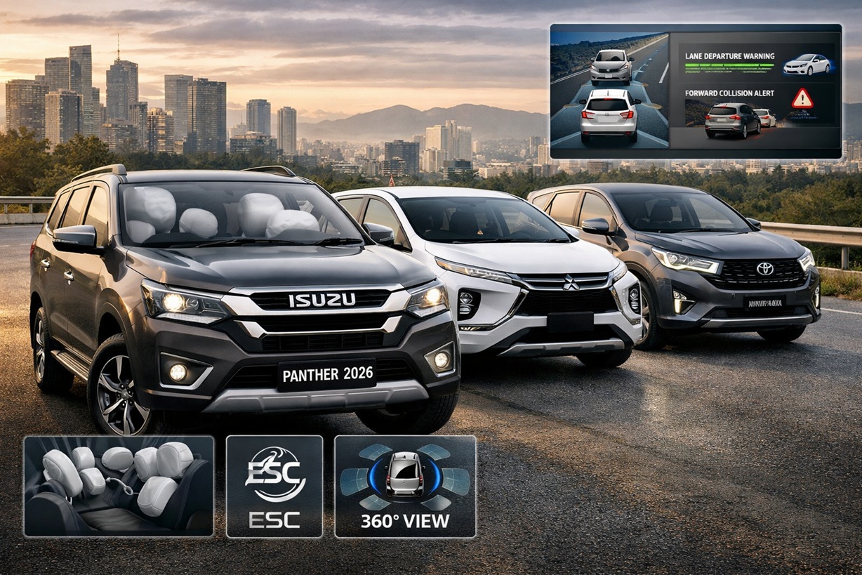 Fitur Keselamatan Isuzu Panther 2026 Setara Xpander, Selangkah di Bawah Innova