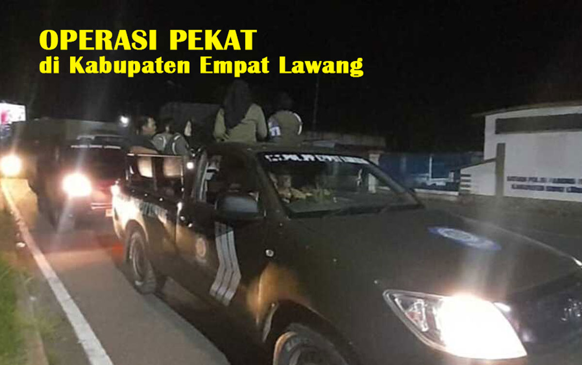 Dibalik Remang-Remang! Sepasang Remaja & Senjata Tajam Ditemukan dalam Operasi PEKAT di Pulo Mas, Empat Lawang