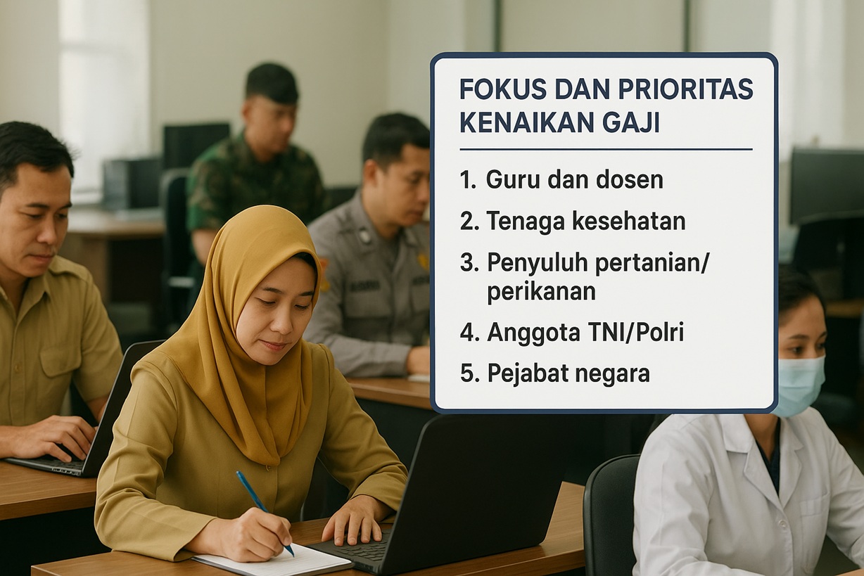 Rencana Kenaikan Gaji ASN 2026: TNI/Polri, Guru dan Dosen Bersiaplah Menikmati Penghasilan Super Baru!