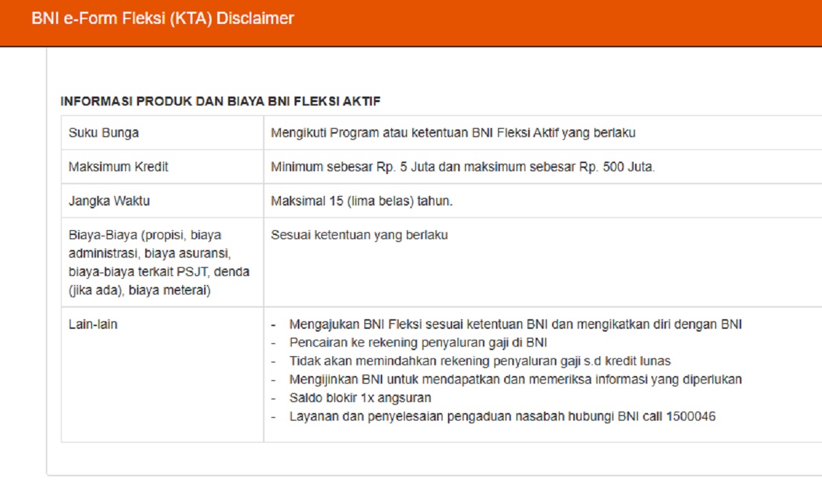 Cicilan Pinjaman di Bank BNI Hanya Sekitar 2 Jutaan, Tenor Fleksibel Bikin Nyaman Buat PPPK