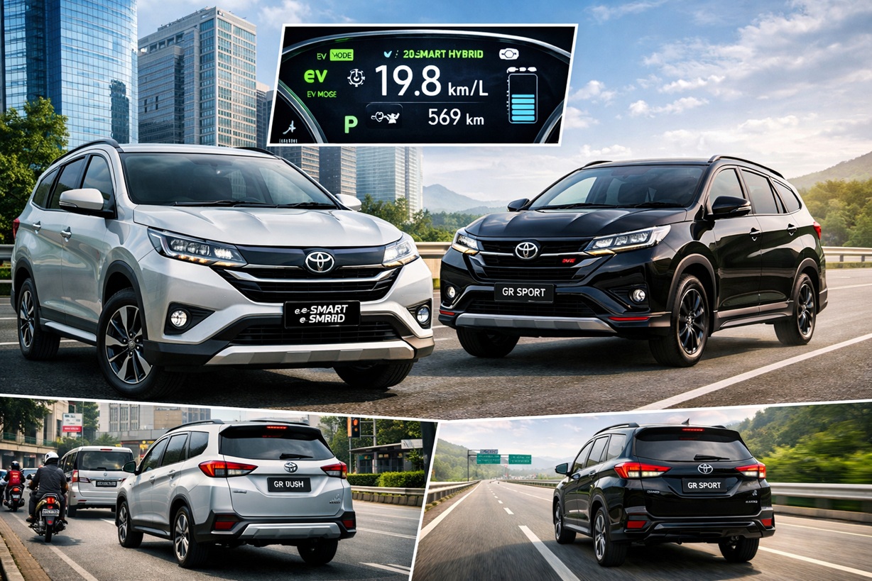 Konsumsi BBM Toyota Rush 2026: Varian Standar hingga Hybrid Kian Efisien