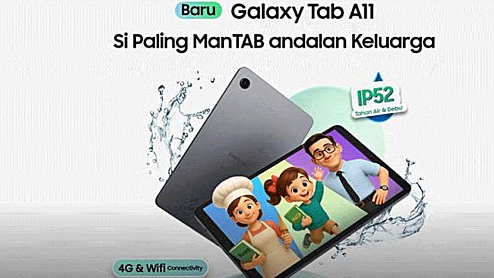 Galaxy Tab A11 Resmi Meluncur di Indonesia, Tablet AI Serbaguna untuk Belajar, Hiburan, dan Keluarga.