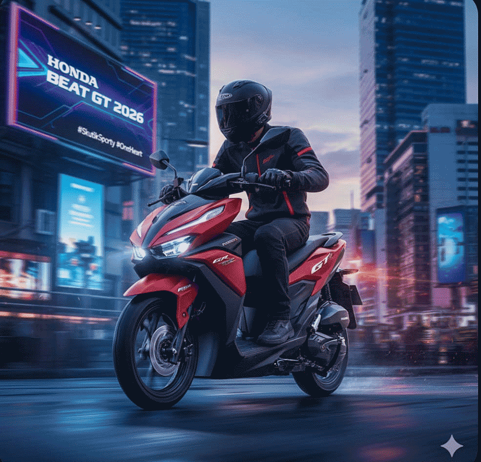  Honda Beat GT 2026, Evolusi Skutik Kompak dalam Balutan Gen Balap yang Intimidatif