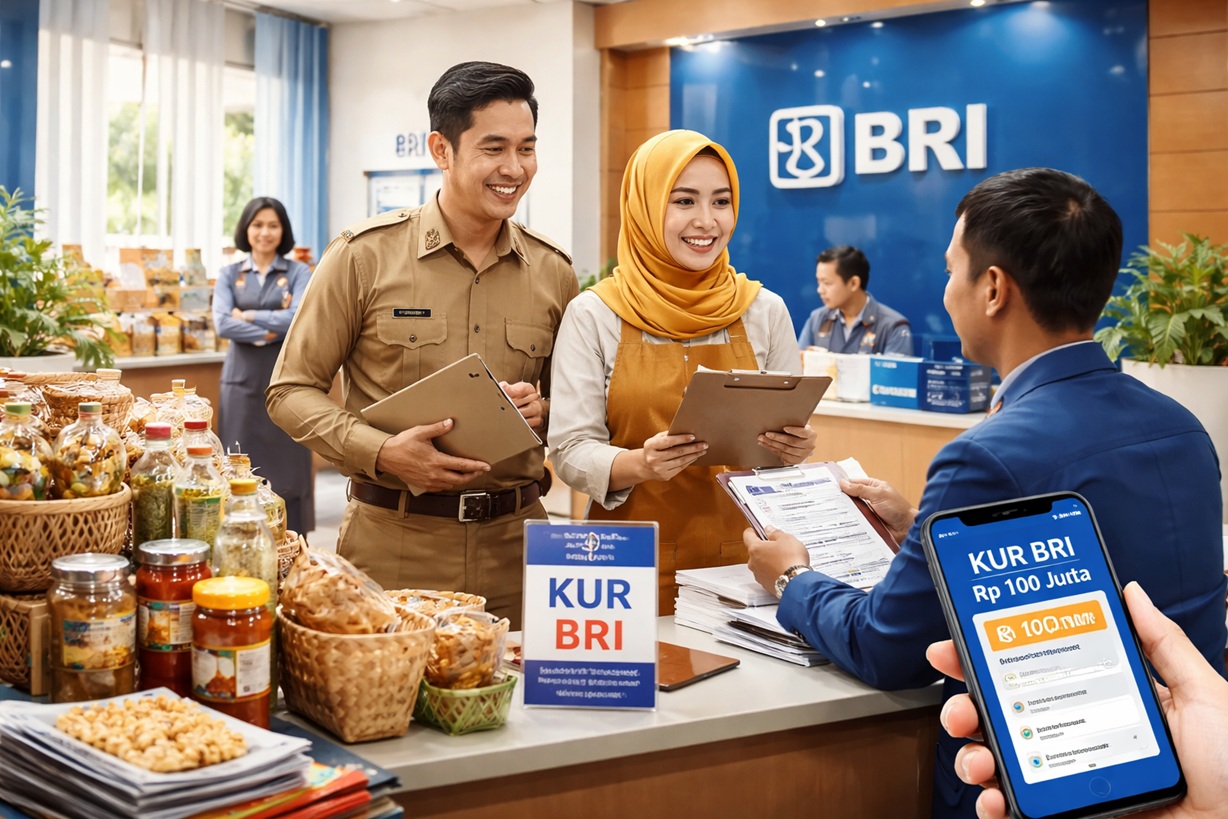 Pinjaman KUR BRI 2026 Hingga Rp100 Juta Tanpa Agunan, Solusi Modal UMKM Termasuk ASN