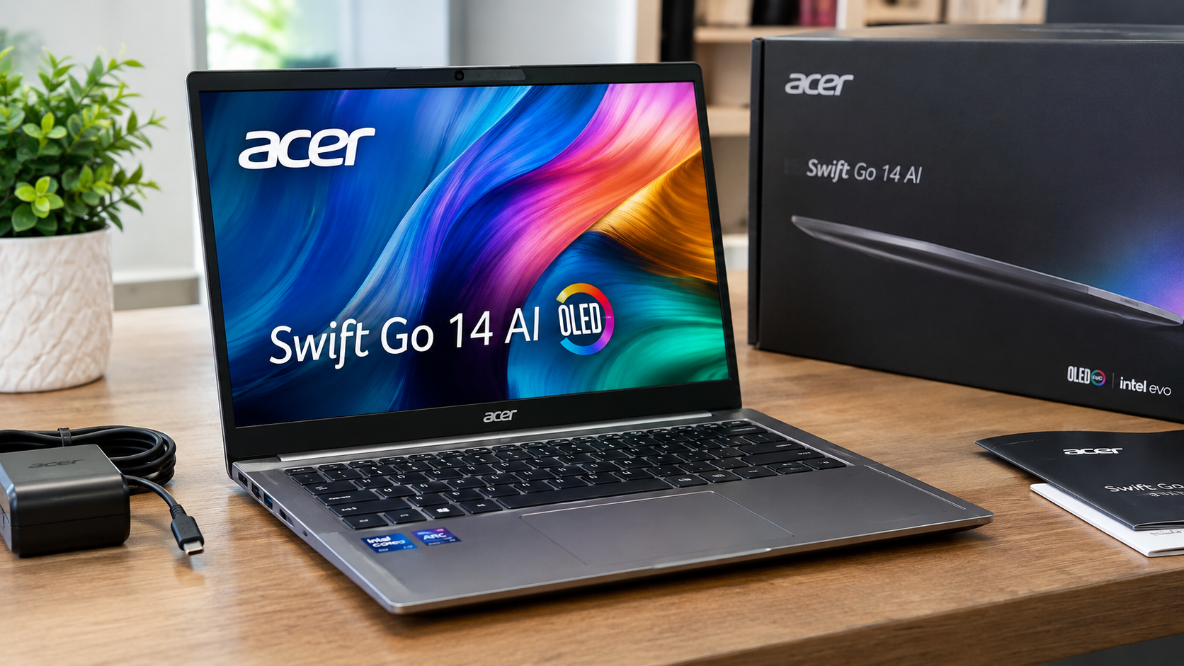 Acer Swift Go 14 AI OLED Meluncur, Laptop Tipis dengan Fitur AI