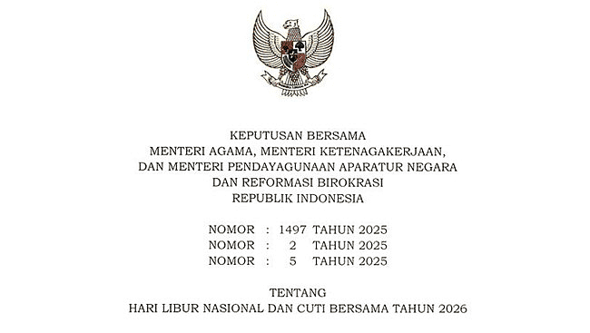 Resmi! Hari Libur Nasional & Cuti Bersama ASN 2026: Hak Cuti Dipangkas, PPPK Guru Paling Terdampak
