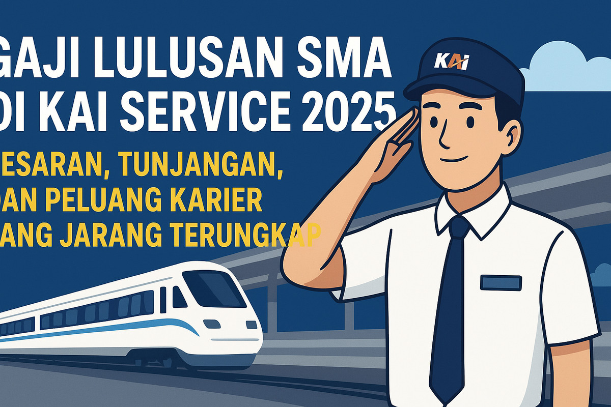 Gaji Lulusan SMA di KAI Service 2025: Besaran, Tunjangan, dan Peluang Karier yang Jarang Terungkap
