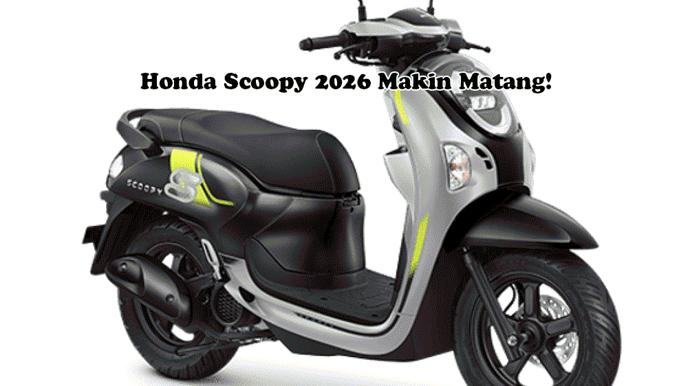 Honda Scoopy 2026 Makin Matang! Skutik Retro-Modern Stylish dengan Fitur Canggih
