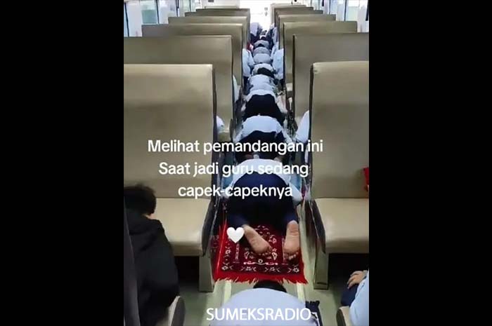 Momen Inspirasi Siswa SD Shalat Berjemaah di Gerbong Kereta: Keimanan yang Menggerakkan Hati