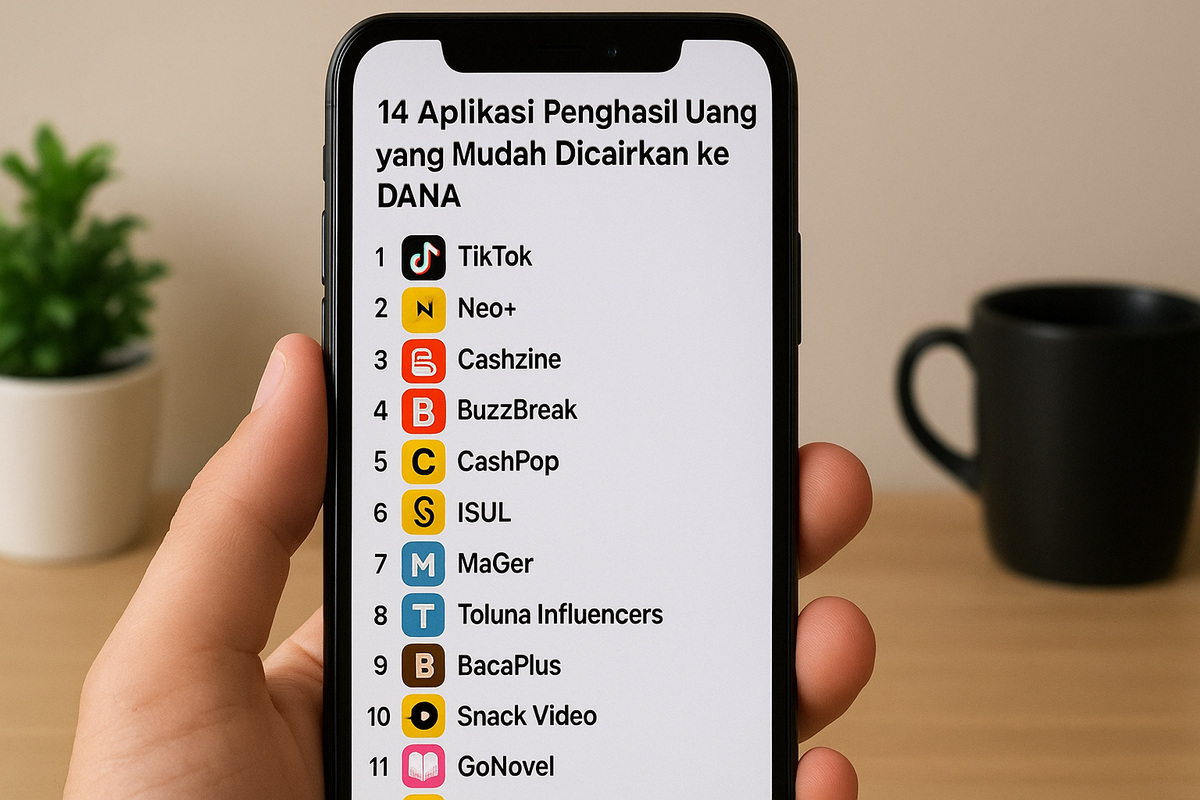 14 Aplikasi Penghasil Uang yang Mudah Dicairkan ke DANA