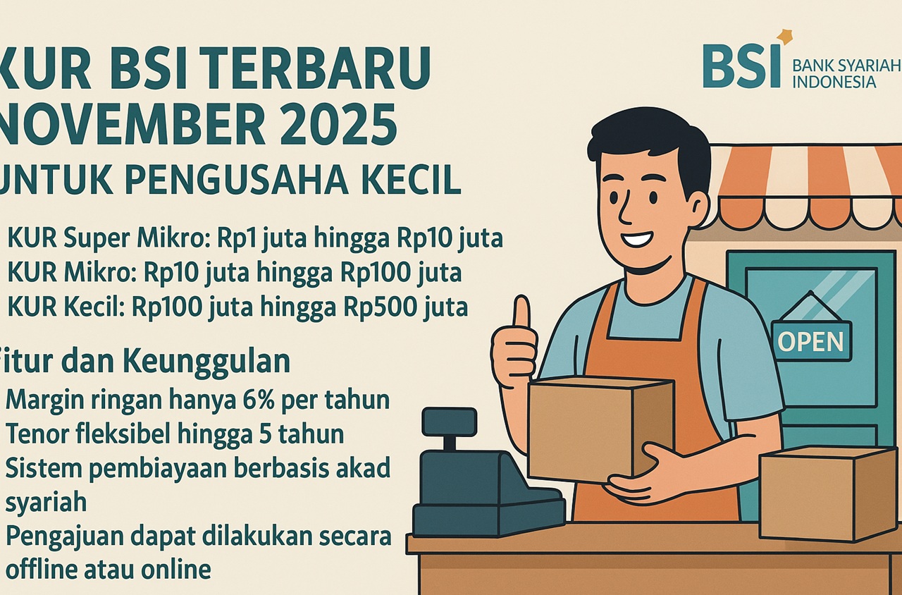 KUR BSI Terbaru November 2025: Solusi Modal Usaha Syariah untuk Pengusaha Kecil