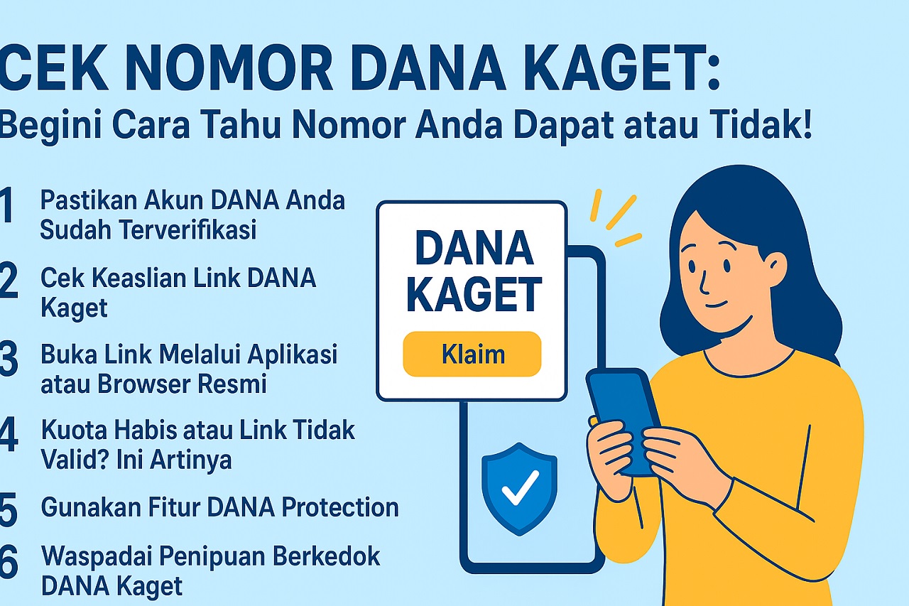 Kamu Beruntung? Cek Nomor DANA Kaget: Begini Cara Tahu  Anda Dapat atau Tidak!