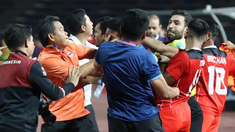 Tiga Pemain Timnas Indonesia U-22 Kena Sanksi AFC Usai Insiden di Final SEA Games