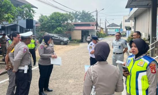 Talang Kelapa Banyuasin Masuk Penilaian Kampung Tertib Lalu Lintas 