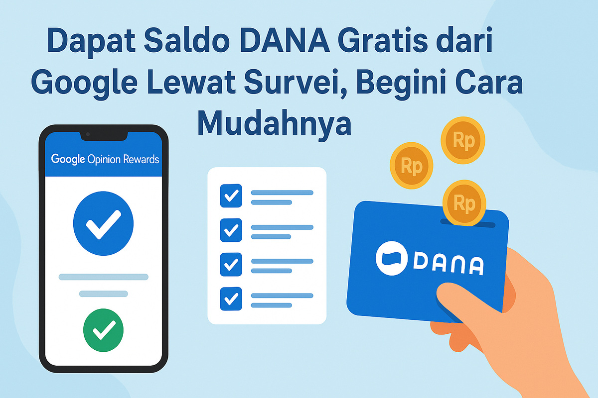Google Beri Transferan Saldo DANA Gratis untuk Anda Lewat Survei, Begini Cara Mudah Mengklaimnya
