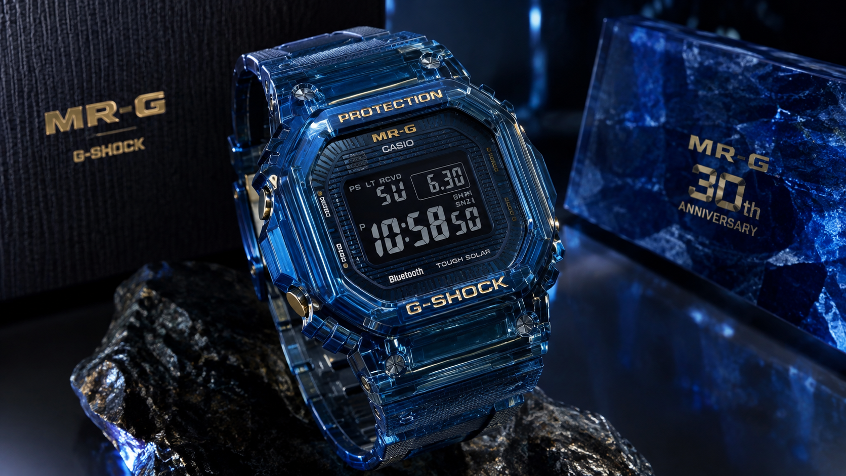 G-Shock MRG-D5000 Blue Sapphire Dibanderol Rp1,2 Miliar, Cuma Ada 20 Unit